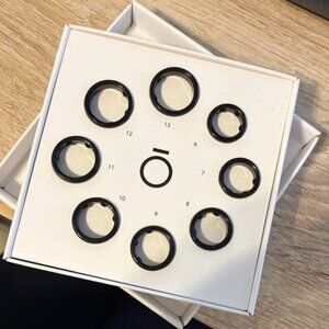Oura Black Ring Set